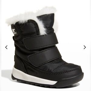 Sorel Toddler Girl’s Whitney Double Strap Waterproof Winter Snow Boots Size 10